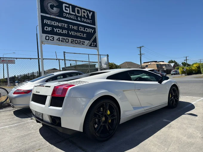 Lamborghini Gallardo at GLORY Panel & Paint, Christchurch