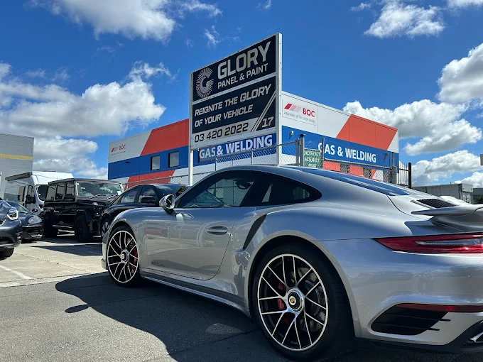 Porsche 911 Turbo at GLORY Panel & Paint, Christchurch